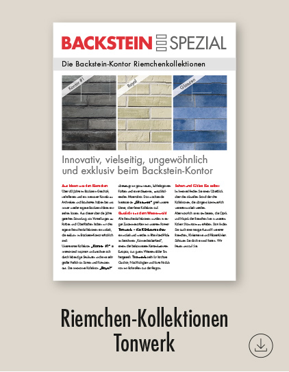 Kachel Backstein-Spezial Riemchen-Kollektionen Tonwerk